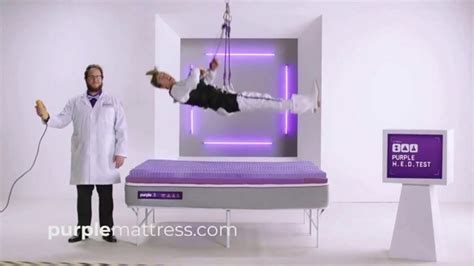 purple mattress human egg drop test commercial|Purple Mattress TV Spot, 'H.E.D. Test: Free Purple Product'.